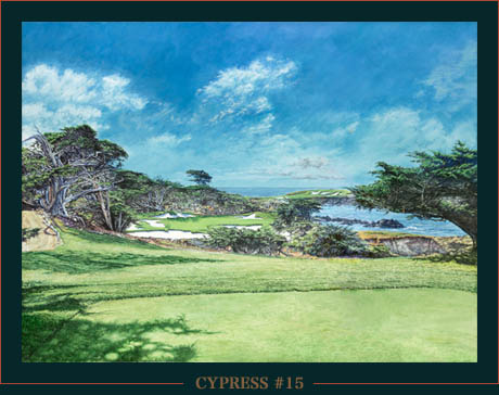 Cypress #15 painting by Jim Fitzpatrick