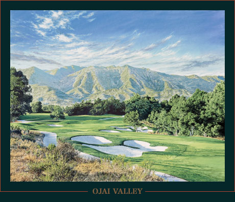 Ojai Valley painting by Jim Fitzpatrick