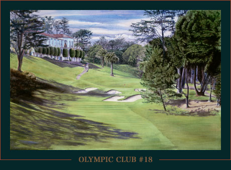 Olympic Club #18 painting by Jim Fitzpatrick