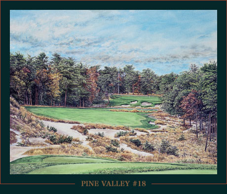 Pine Valley #18 painting by Jim Fitzpatrick