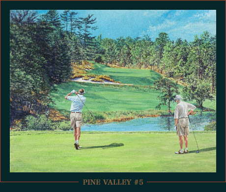 Pine Valley #5 painting by Jim Fitzpatrick