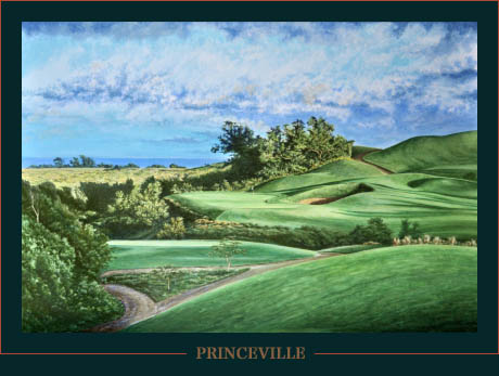 Princeville painting by Jim Fitzpatrick